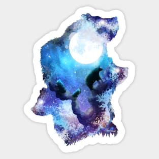 Moon Bears Sticker